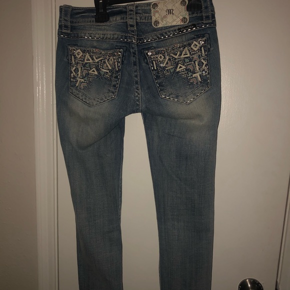 Miss Me signature cropped 3/4 Jean capris size 25 - Picture 1 of 8